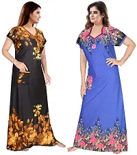 PURSA ? Attractive Women Nighty and Night Gown (Free Size, Multicolor 3-9)-thumb2