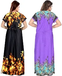 PURSA ? Attractive Women Nighty and Night Gown (Free Size, Multicolor 3-8)-thumb1