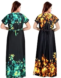 PURSA ? Attractive Women Nighty and Night Gown (Free Size, Multicolor 1-3)-thumb3