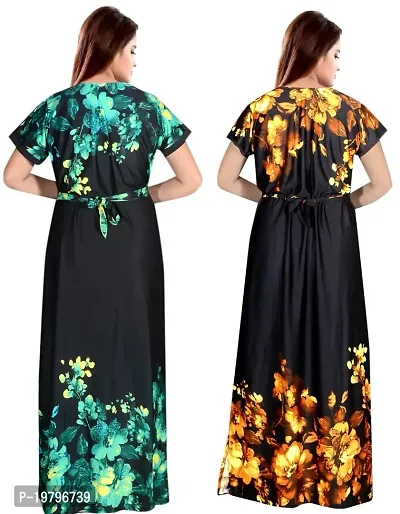 PURSA ? Attractive Women Nighty and Night Gown (Free Size, Multicolor 1-3)-thumb4