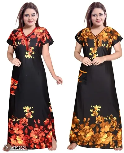 PURSA ? Attractive Women Nighty and Night Gown (Free Size, Multicolor 2-3)-thumb0