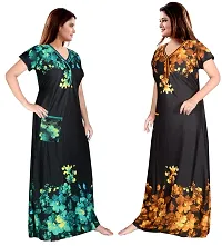 PURSA ? Attractive Women Nighty and Night Gown (Free Size, Multicolor 1-3)-thumb2