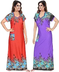 PURSA ? Attractive Women Nighty and Night Gown (Free Size, Multicolor 7-8)-thumb2