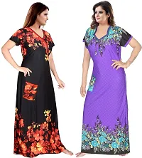 PURSA ? Attractive Women Nighty and Night Gown (Free Size, Multicolor 2-8)-thumb1