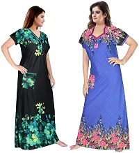 PURSA ? Attractive Women Nighty and Night Gown (Free Size, Multicolor 1-9)-thumb4