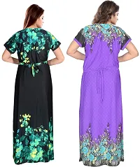 PURSA ? Attractive Women Nighty and Night Gown (Free Size, Multicolor 1-8)-thumb3