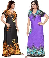 PURSA ? Attractive Women Nighty and Night Gown (Free Size, Multicolor 3-8)-thumb4