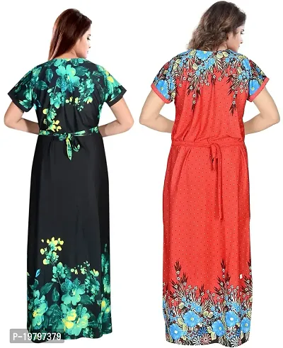 PURSA ? Attractive Women Nighty and Night Gown (Free Size, Multicolor 1-7)-thumb2