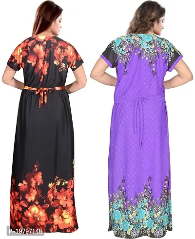 PURSA ? Attractive Women Nighty and Night Gown (Free Size, Multicolor 2-8)-thumb3