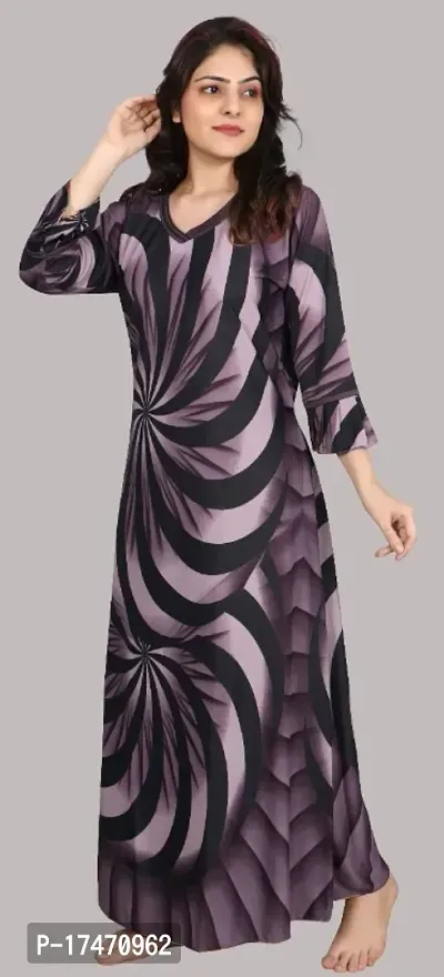 Womens Most Attractive And Comfortable Printed Nighty-thumb5