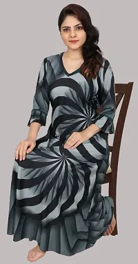 Womens Most Attractive And Comfortable Printed Nighty-thumb1