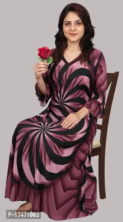 Womens Most Attractive And Comfortable Printed Nighty-thumb4