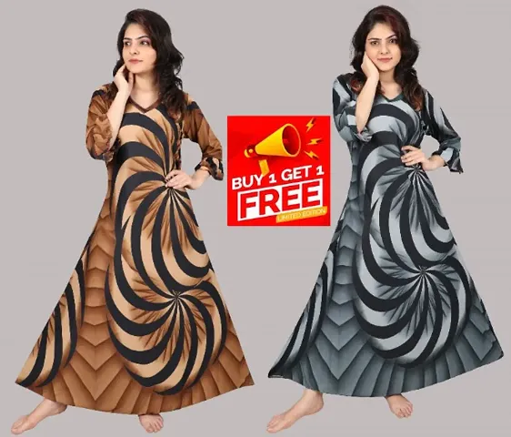 Women Nightgown/Maxi BCombouy One Get One Free