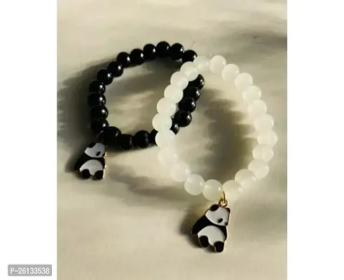 Elegant Alloy Beads Bracelets For Women- Pack Of 2-thumb0
