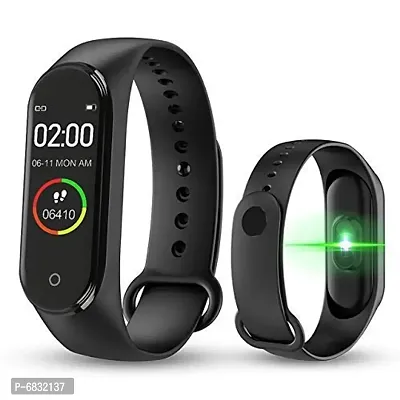 HUG PUPPY M4 Smart Fitness Band Tracker with Heart Rate M-thumb0