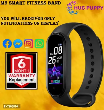 HUG PUPPY M5 Smart Watch Smartwatch, with Bluetooth,Smart Wallpapers/ Heart Rate M-thumb0