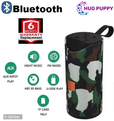HUG PUPPY Ultra DJ Sound Blast Speaker Portable ,Support TF/USB/Pen Drive/AUX Slot Explode Wireless Bluetooth Speaker (Multicolor)-thumb0