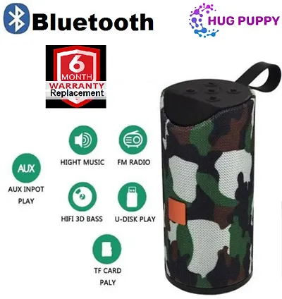 HUG PUPPY Ultra DJ Sound Blast Speaker Portable ,Support TF/USB/Pen Drive/AUX Slot Explode Wireless Bluetooth Speaker (Multicolor)