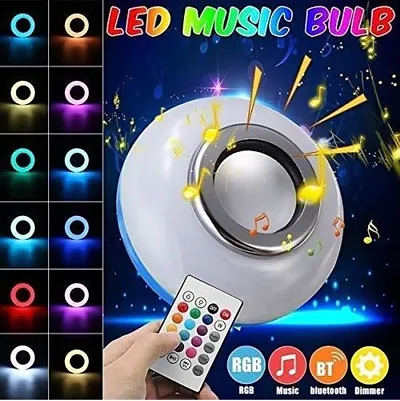 Hug Puppy Color changing LED Music Smart Bulb with Bluetooth Speaker DJ Lights-thumb0