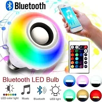 Hug Puppy Color changing LED Music Smart Bulb with Bluetooth Speaker DJ Lights-thumb3