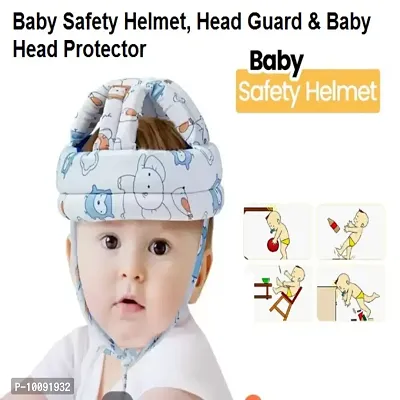 HUG PUPPY Baby Head Protector, Adjustable Size Baby Learn to Walk Or Run Soft Safety Helmet, Infant Anti-Fall Anti-Collisi