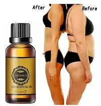 Ginger Massage Oil for a Belly Fat Drainage oil Reduce Fat Loss Oil Men  Women Men  Women  (30ml) Set Of 3-thumb3