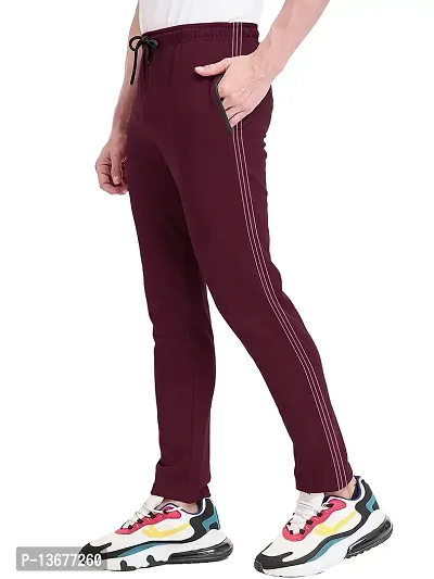 ProKiddy Track Pants for Mens | Men's Regular Fit Trackpants, (XL, Marron)-thumb3