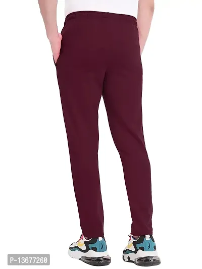 ProKiddy Track Pants for Mens | Men's Regular Fit Trackpants, (XL, Marron)-thumb2