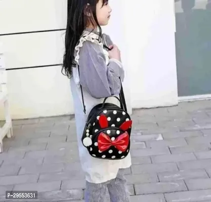 Micky Mouse Backpack- Dotted Black-thumb3