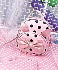 Micky Mouse Backpack - Dotted Pink-thumb2