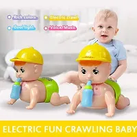 Musical Crawling Baby Toy for Babies Kids Infants - Dazzling Lights and Dynamic Sound-thumb2