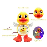 Dancing Duck Toy with Vibrant Light Effect  Musial Sound-thumb3