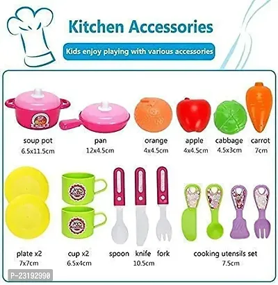 Portable Cooking Kitchen Play Set Pretend Play Food Party Role Toy-thumb2
