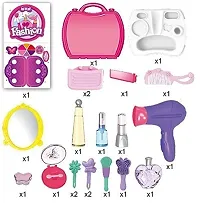 Plastic Pretend Play Beauty Salon Makeup Kit and Cosmetic Toy-thumb4