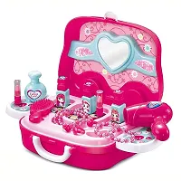 World Beauty Makeup Pretend Play Toy Set for Girl with Makeup-thumb3