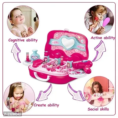 World Beauty Makeup Pretend Play Toy Set for Girl with Makeup-thumb3