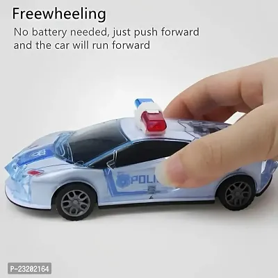 Police Car with Lights, Powered, Music and Siren Sound Car Toy for Kids-thumb3