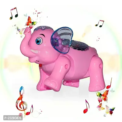Walking Elephant Toy for Kids Light and Sound Toys for Babies