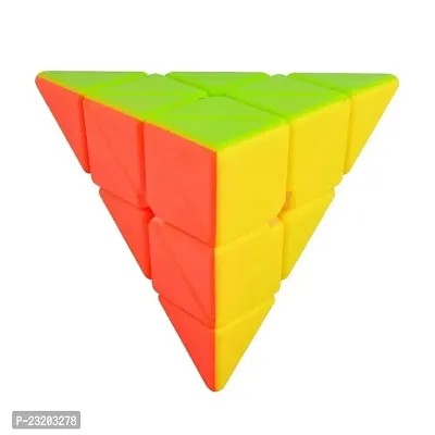 Pyramid Cube 3x3 Super Speed Sticker-Less Triangle Puzzle Cube-thumb2