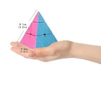 Pyramid Cube 3x3 Super Speed Sticker-Less Triangle Puzzle Cube-thumb4