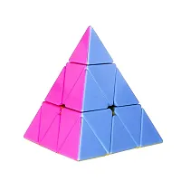 Pyramid Cube 3x3 Super Speed Sticker-Less Triangle Puzzle Cube-thumb2