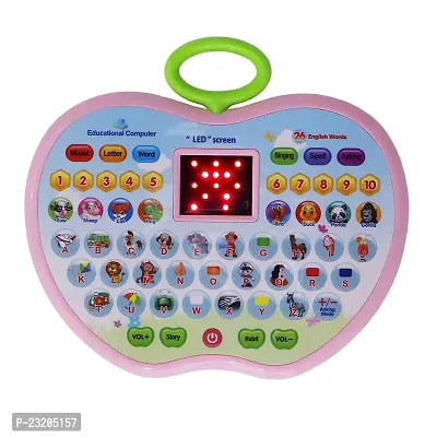 Battery Operated Educational Learning Laptop Toy with LED Display