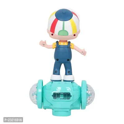 Musical Revolve and Dancing Omni Directional Boy Doll Toy for Kids with Beautiful Light-thumb3