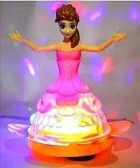 Princess Dancing Doll for Girls with 3D Lights  Sound Toy for Babies/Musical Dancing Toys for Kids-thumb2