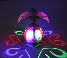 Dancing Miracle Princess Toy Doll with Wings Interactive Revolving Cute Doll Colorful LED Lights and Music for Girls-thumb3