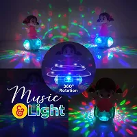 360 Degree Rotating Musical Dancing Girl with 5D Light  Musical Sound-thumb2