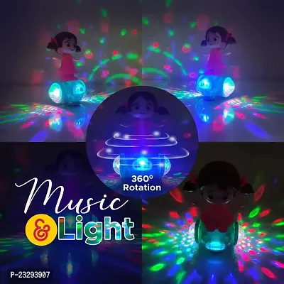 360 Degree Rotating Musical Dancing Girl with 5D Light  Musical Sound-thumb3