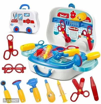 Portable Doctor Suitcase Doctor Kit For Kids Doctor Set, kit for Kids Boys Girls, Pretend Play-thumb0
