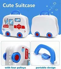 Portable Doctor Suitcase Doctor Kit For Kids Doctor Set, kit for Kids Boys Girls, Pretend Play-thumb4