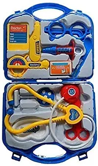 Combo Of Pretend Play Toy  Games For Kids Non Toxic Plastic Kitchen Set  Doctor Set-thumb1